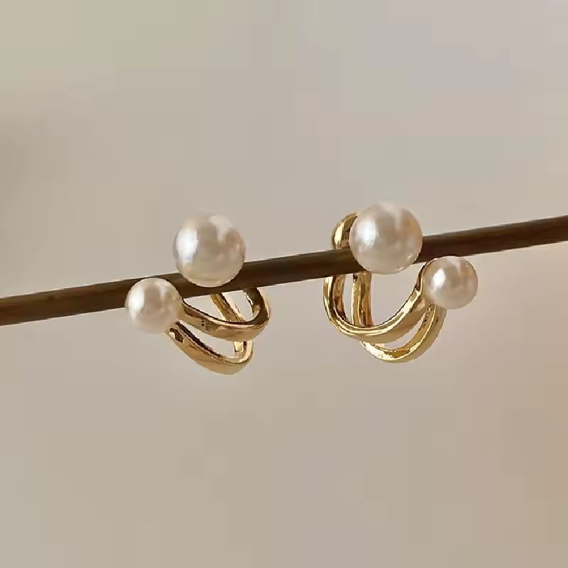 Classic Pearl Earrings for Women