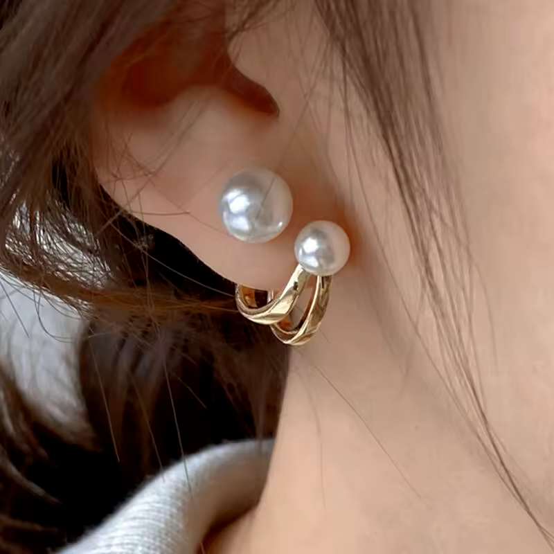 Classic Pearl Earrings for Women