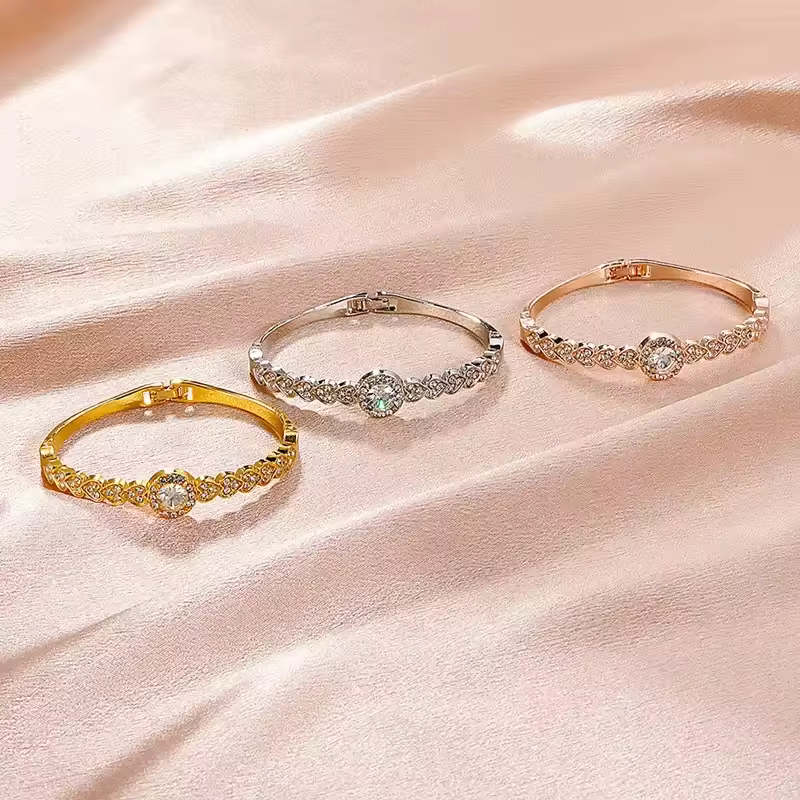 Rhinestone Love Bracelet for Women