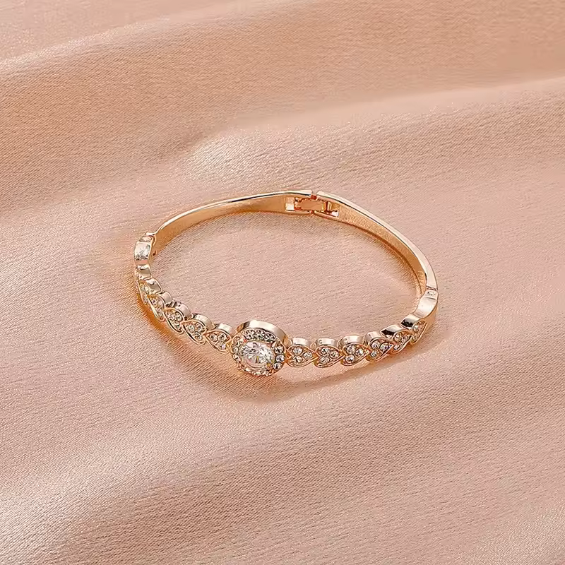 Rhinestone Love Bracelet for Women