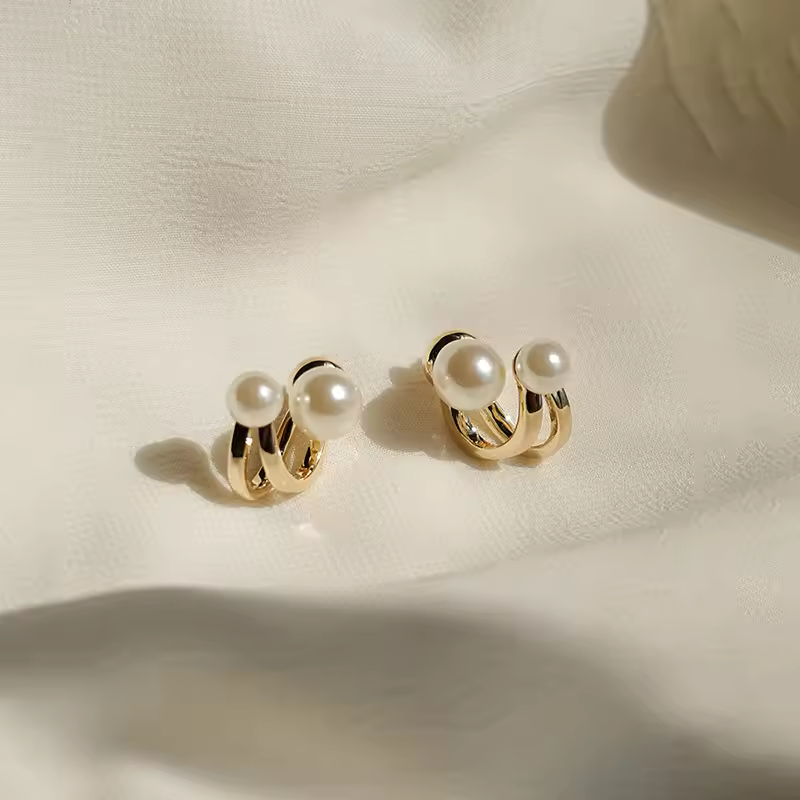 Classic Pearl Earrings for Women